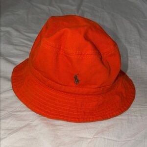 Polo by Ralph Lauren Reversible Kids Bright Orange Hat